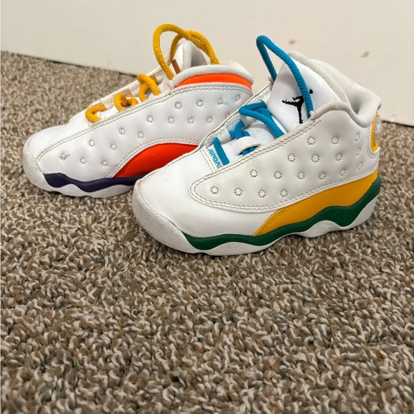 Jordan Other - Jordan Retro Playground Sneakers Toddler White and Multicolor Sneakers